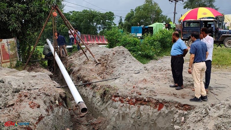পাইপলাইন লিকেজে লক্ষ্মীপুরে গ্যাস সংকট