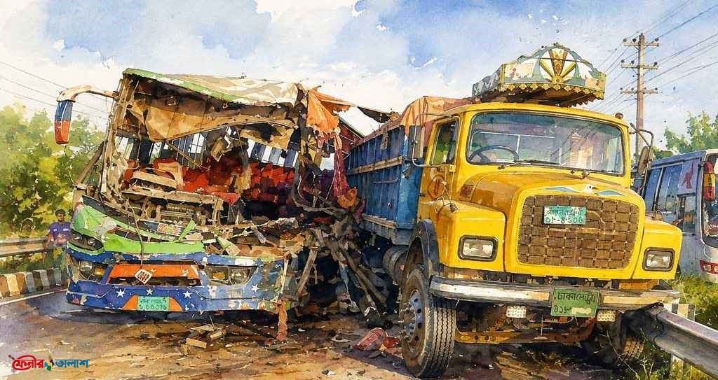 জুলাই মাসে সড়ক দুর্ঘটনায় ৪১৬ মৃত্যু 
