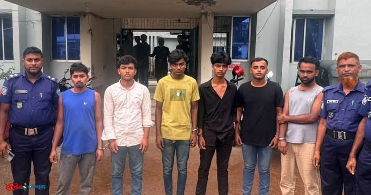 ফেনীতে স্বামীকে জিম্মি করে স্ত্রীকে ধর্ষণের চেষ্টা, গ্রেপ্তার ৬