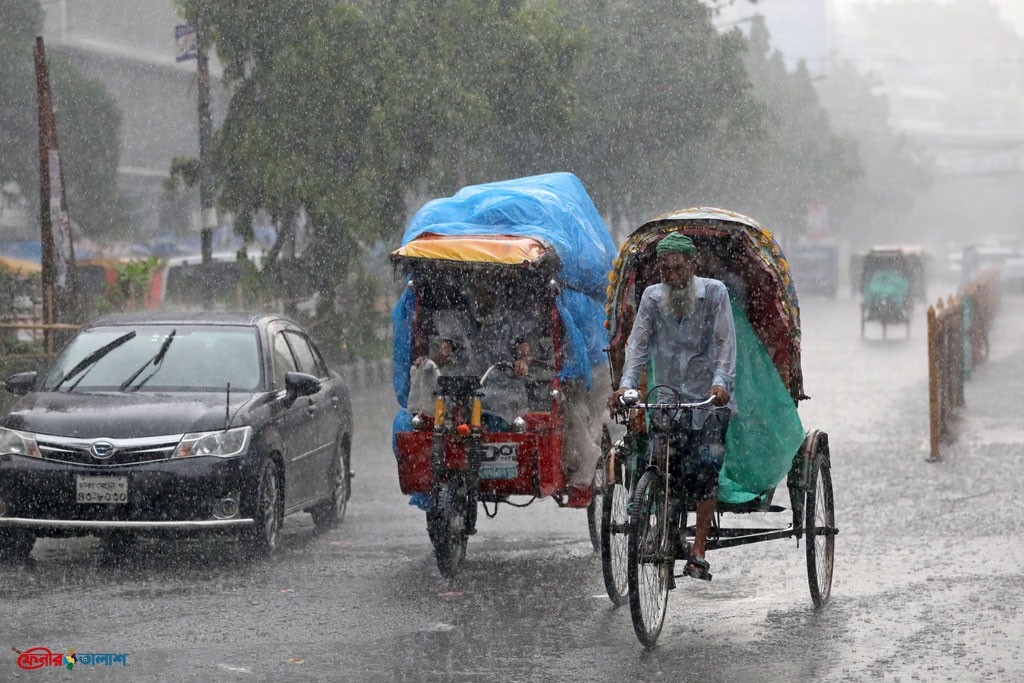 টানা ৫ দিন বৃষ্টির পূর্বাভাস, নদীর পানি বৃদ্ধি ও আকস্মিক বন্যার আশঙ্কা